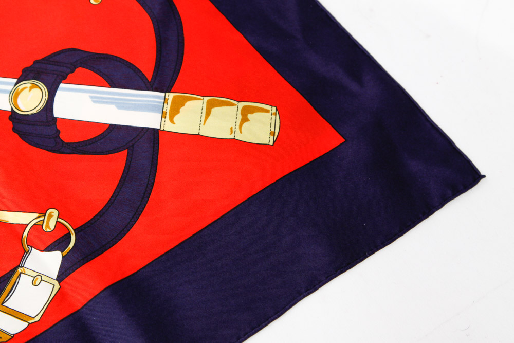 Vintage Hermès "Eperon d'Or" Silk Scarf