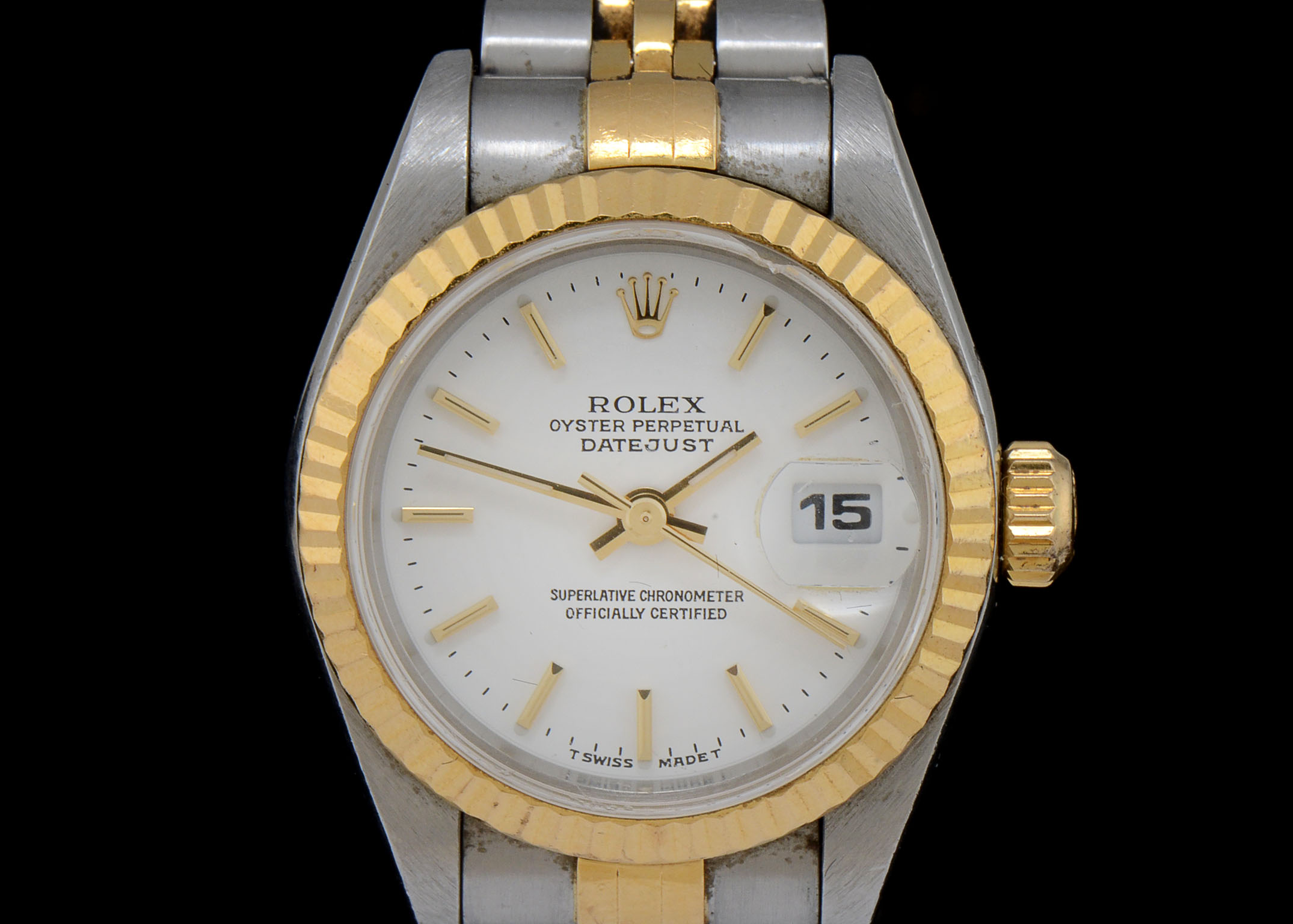 Women's Rolex Stainless Steel and 18K Yellow Gold Watch