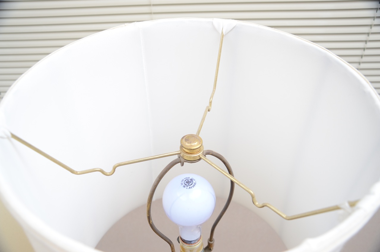 Pair of Brass Table Lamps