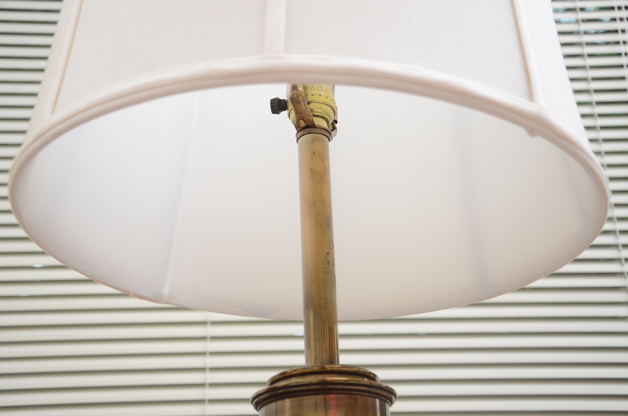 Pair of Brass Table Lamps