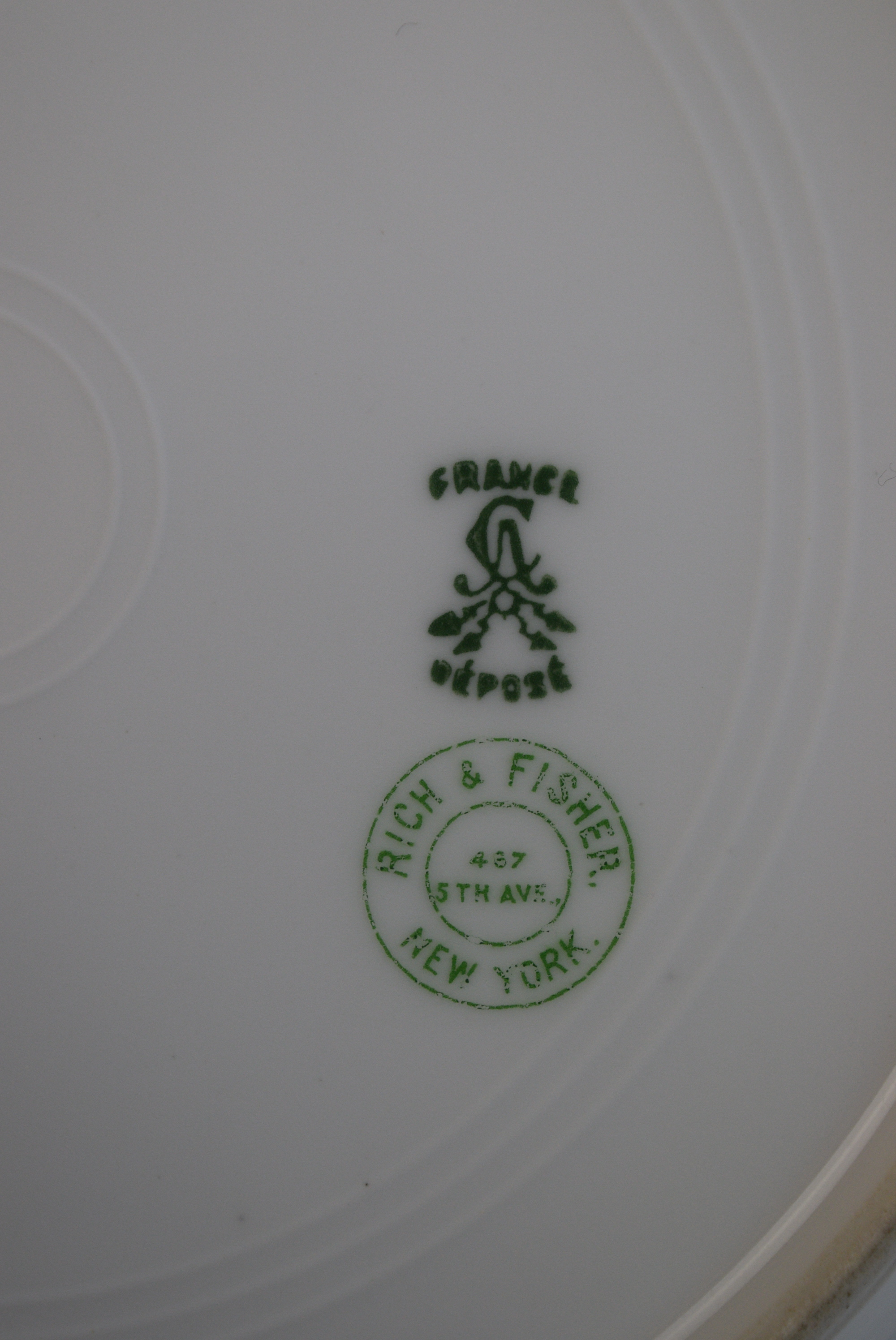 Set of Nine Charles Ahrenfeldt Limoges Dinner Plates