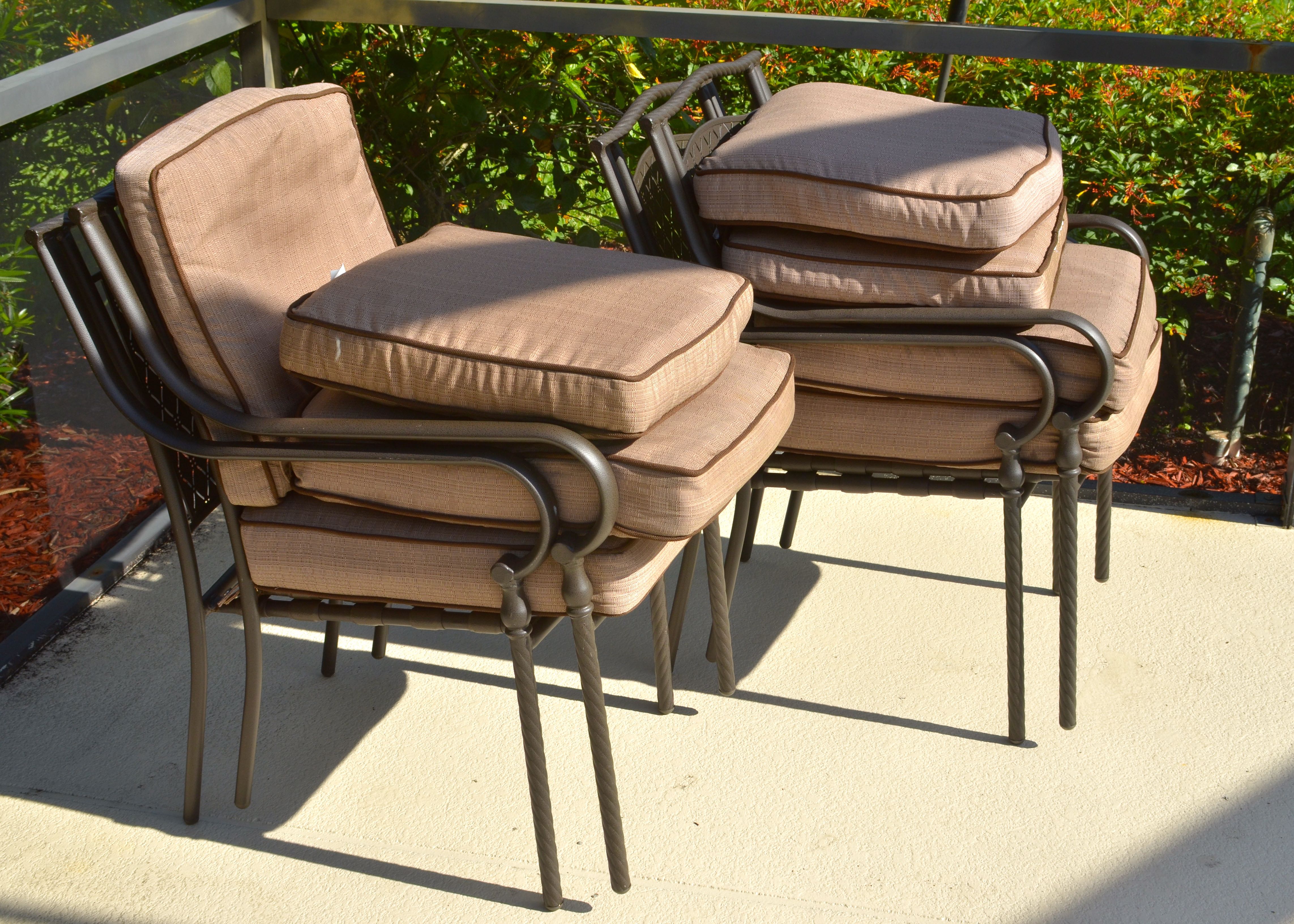 Set of  Four Martha Stewart Living Mallorca II Dining Chairs