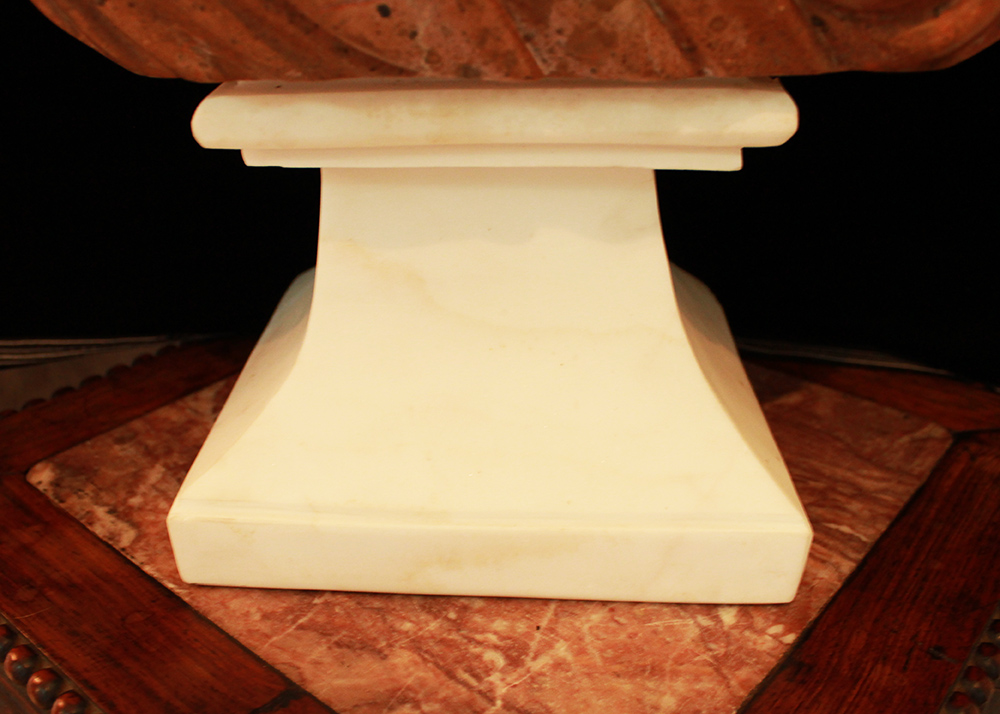 Polychrome Marble Blackamoor Bust