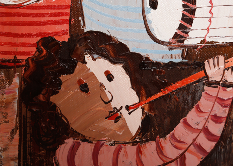 Original Acrylic Painting of Children