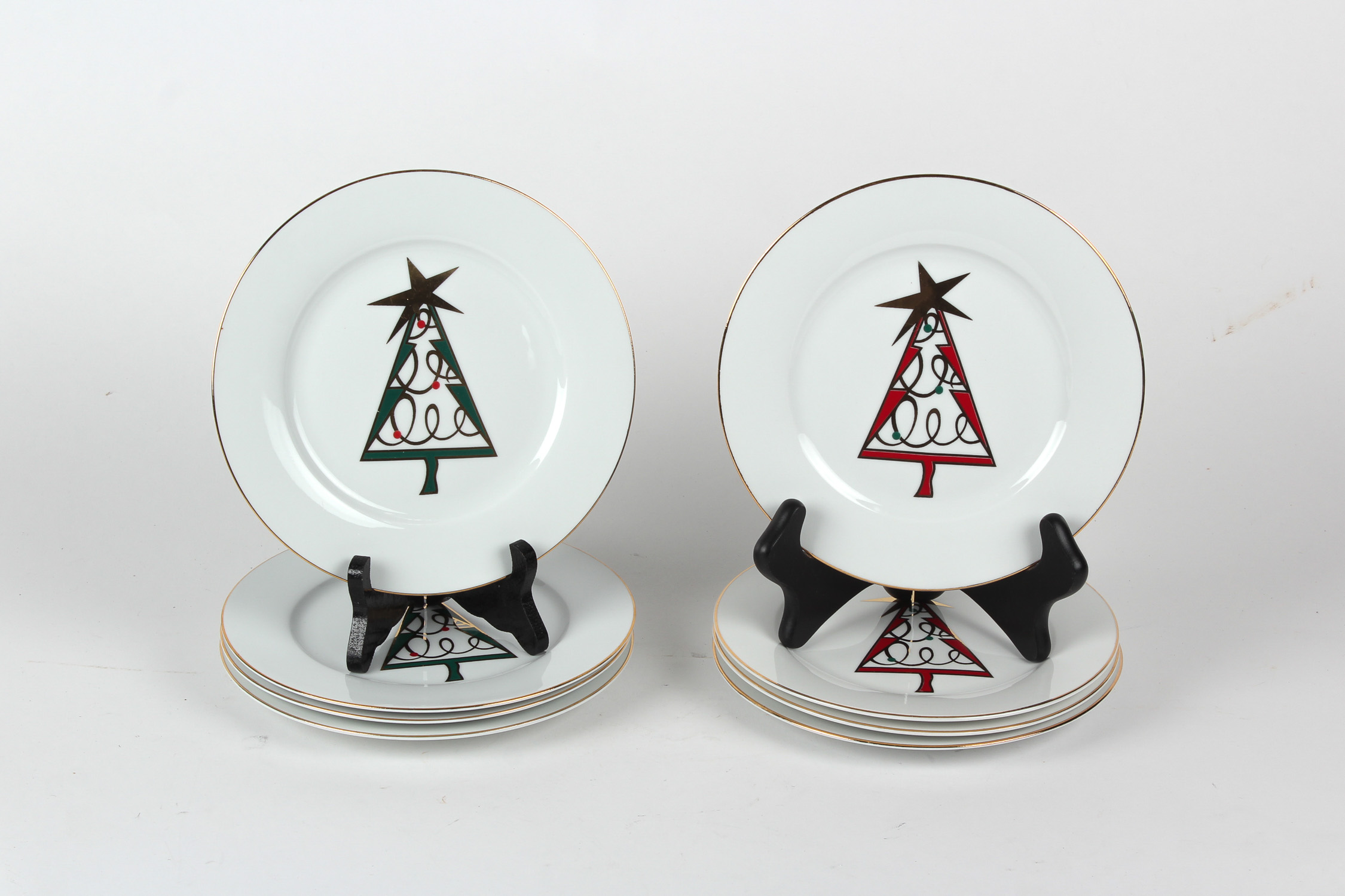 Collection Pier One Christmas Tree Plates