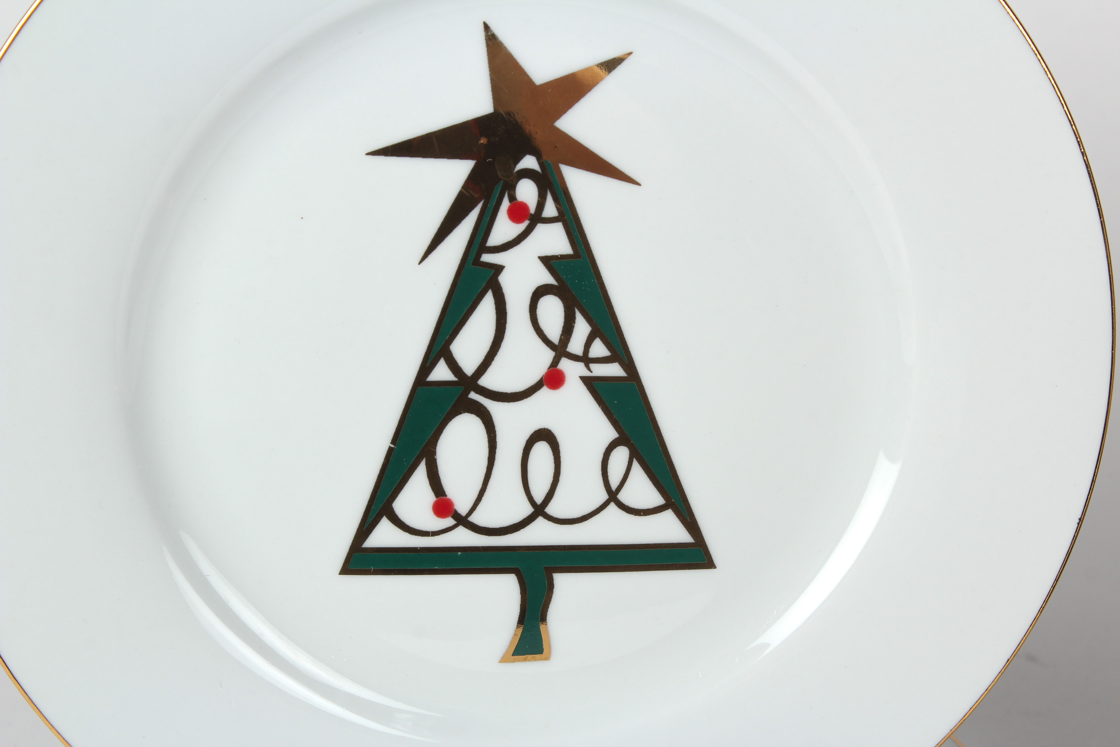 Collection Pier One Christmas Tree Plates