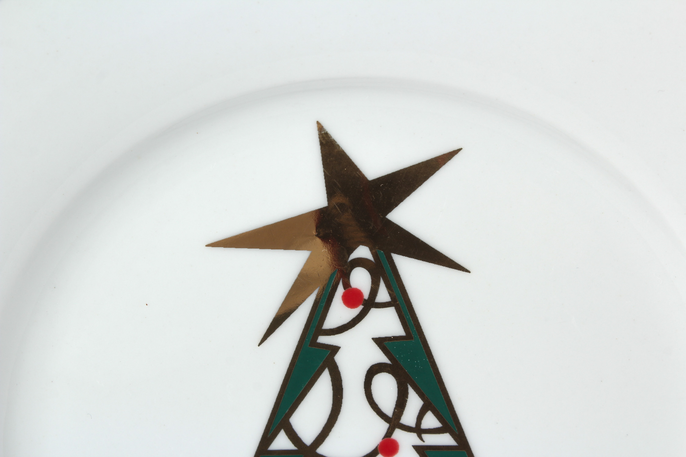 Collection Pier One Christmas Tree Plates
