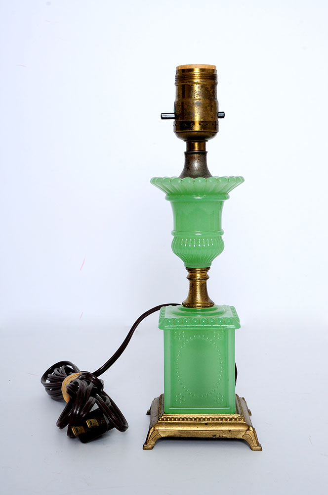 Jadeite Glass Lamps