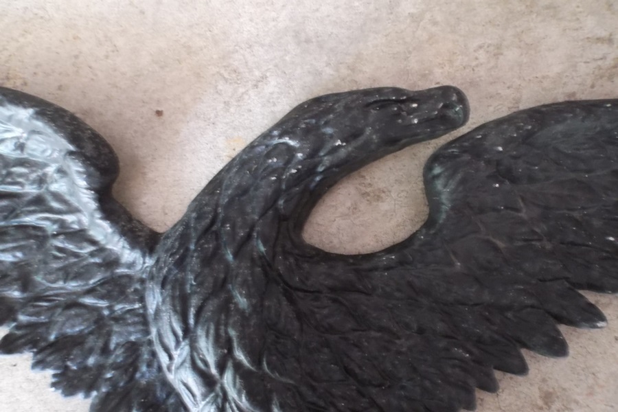 Cast Aluminum Eagle Plaque