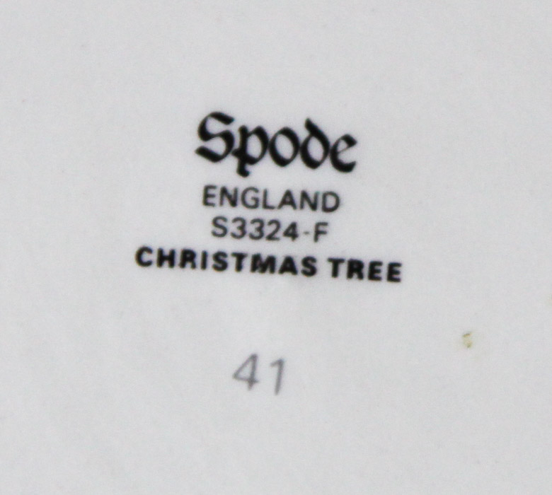 Spode "Christmas Tree" China