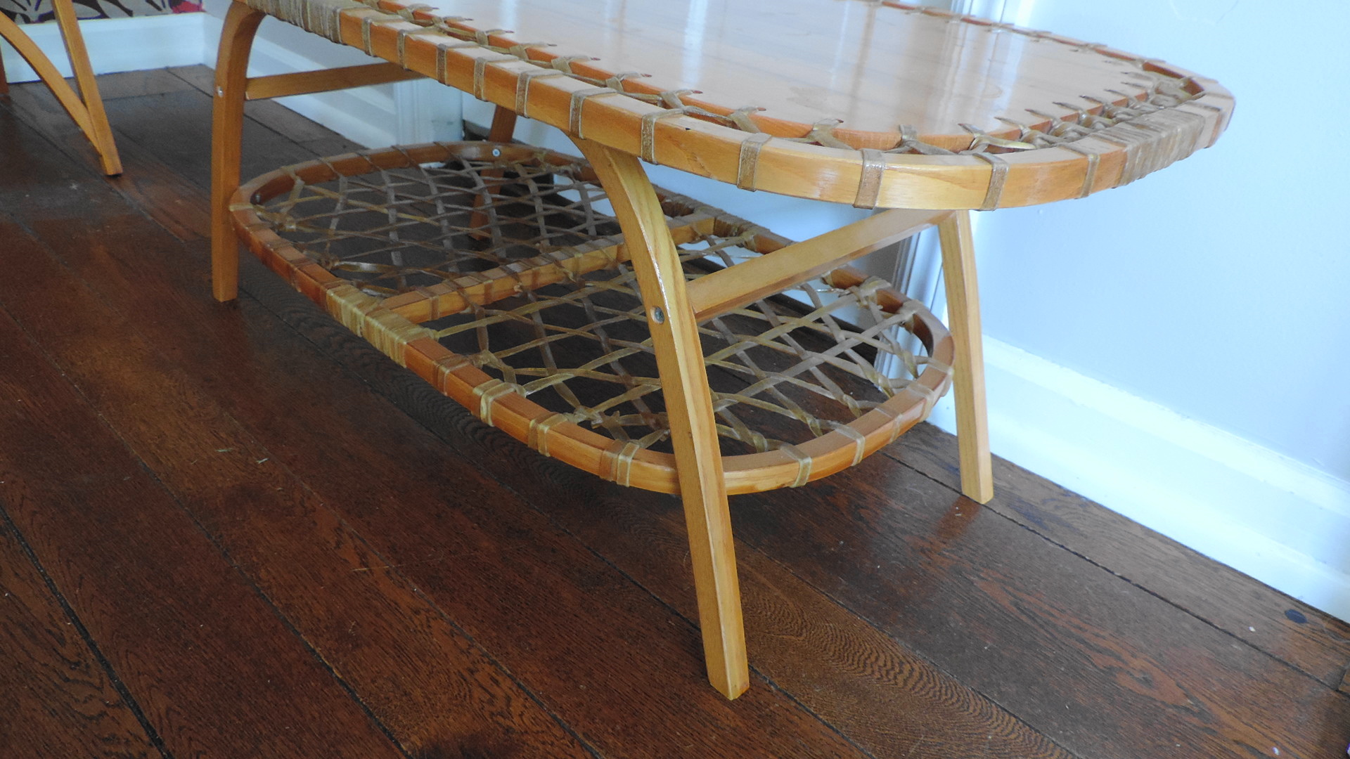 Vintage Snocraft Snow Shoe Table