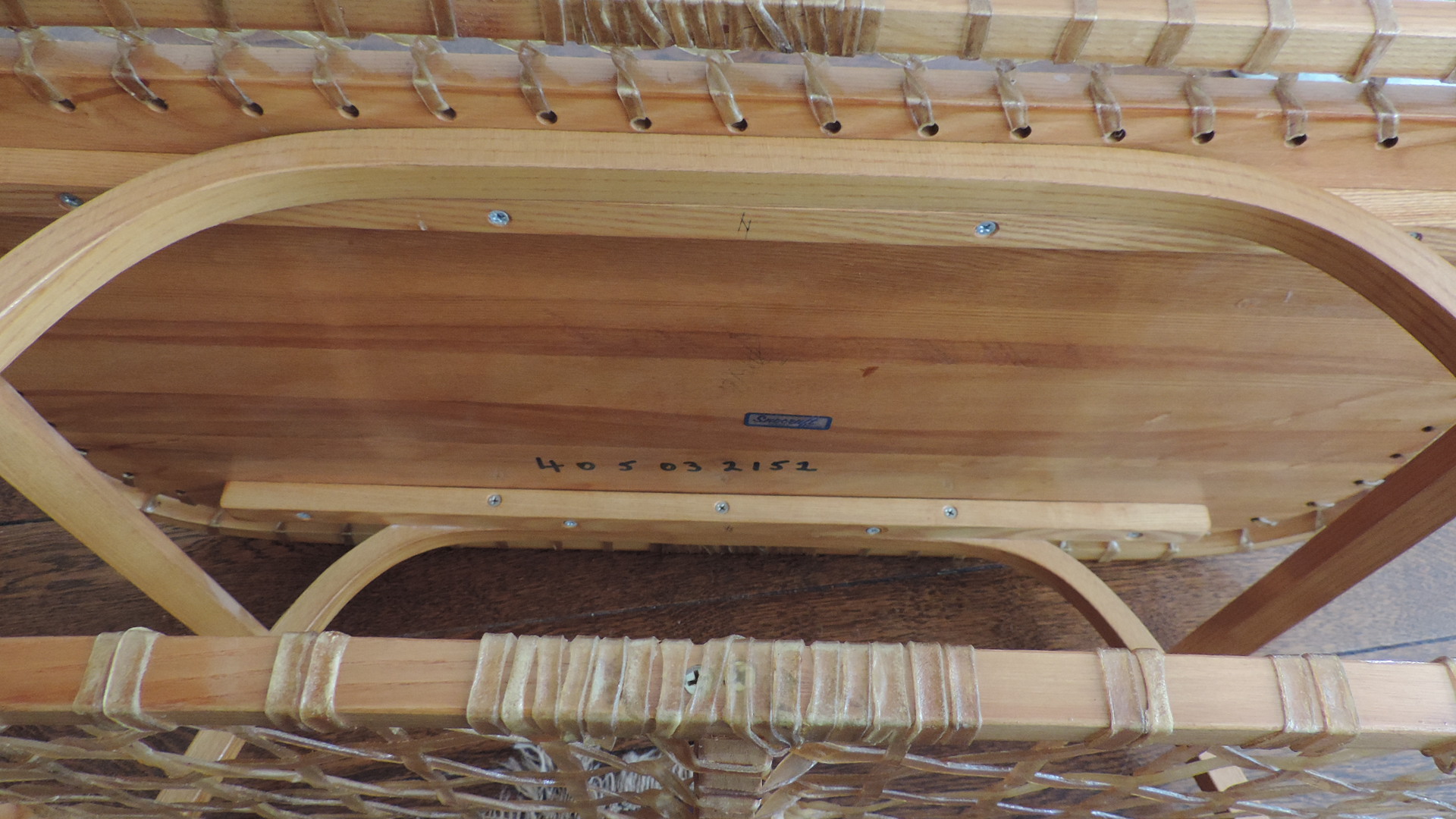 Vintage Snocraft Snow Shoe Table