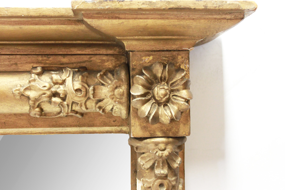 Antique Mantel Wall Mirror