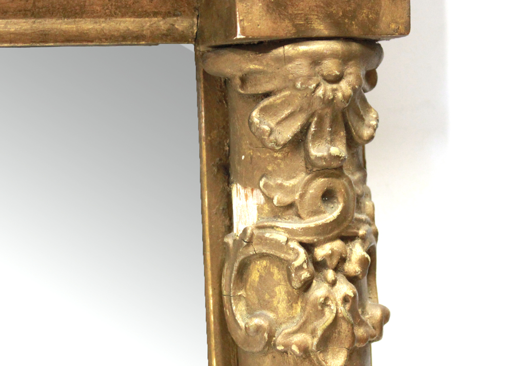 Antique Mantel Wall Mirror