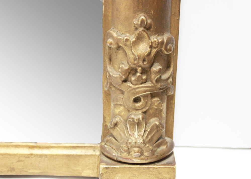 Antique Mantel Wall Mirror