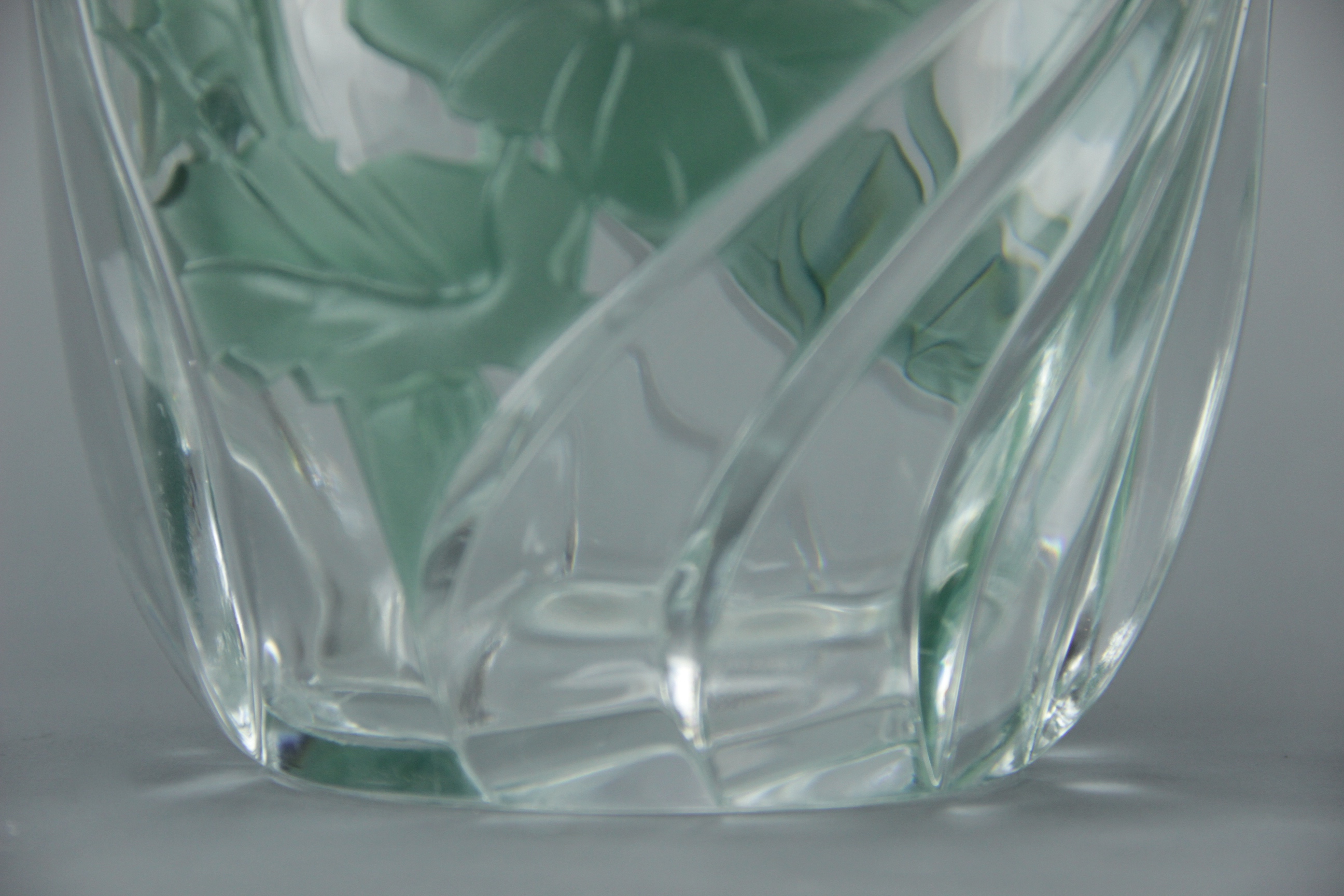 Burnett Art Glass Calla Lily Vase