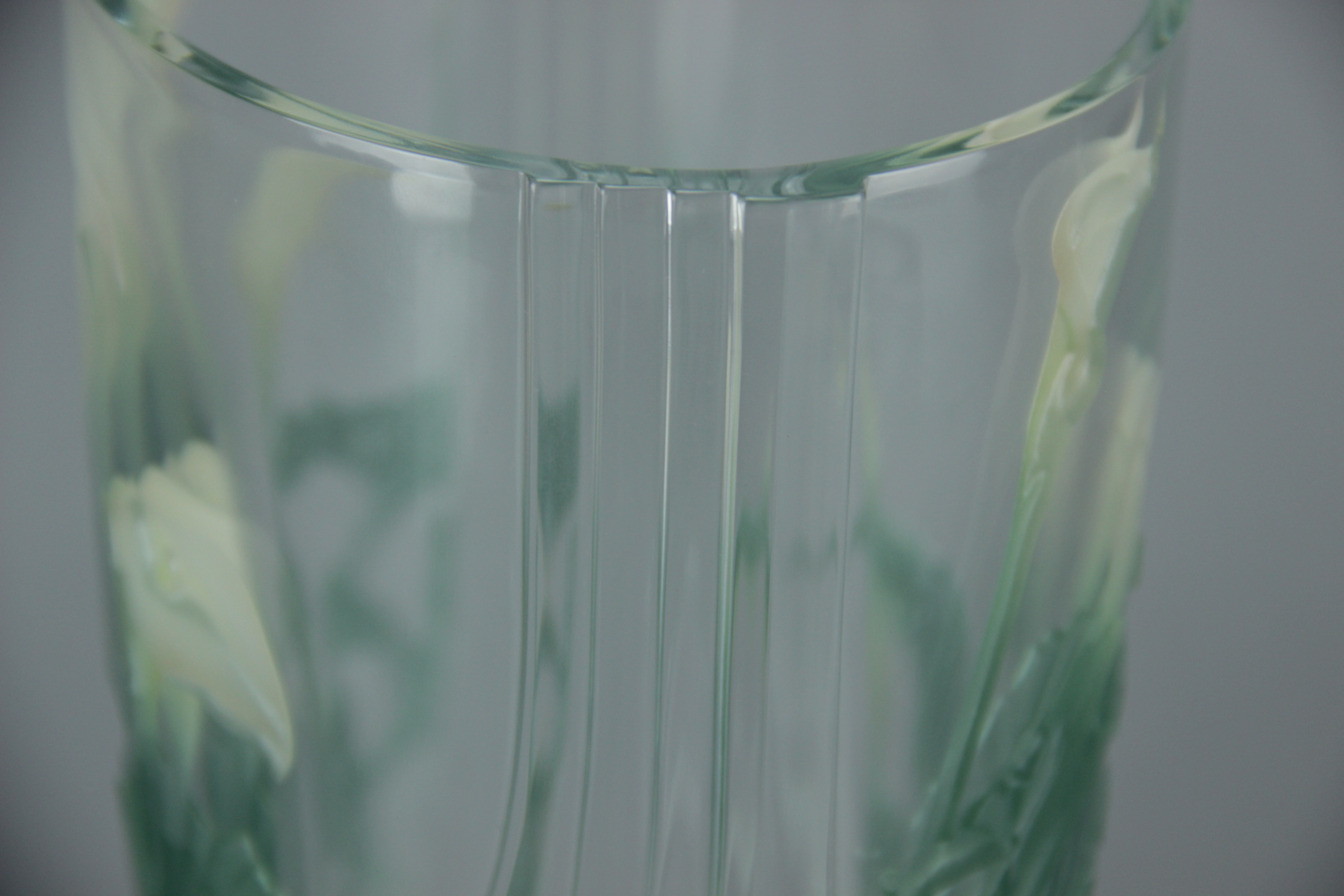 Burnett Art Glass Calla Lily Vase