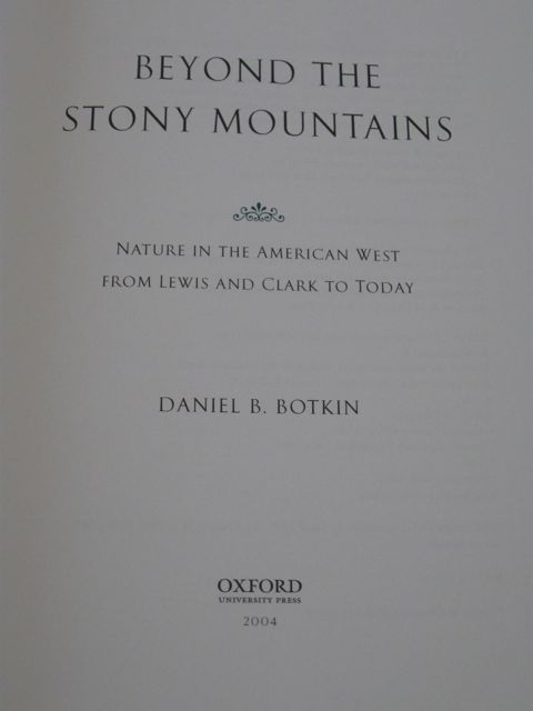 Books About the World of Nature