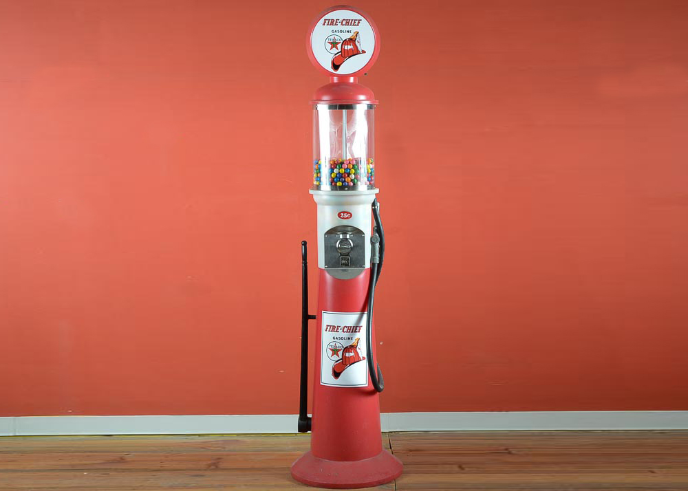 Texaco Gas Pump Gumball Machine