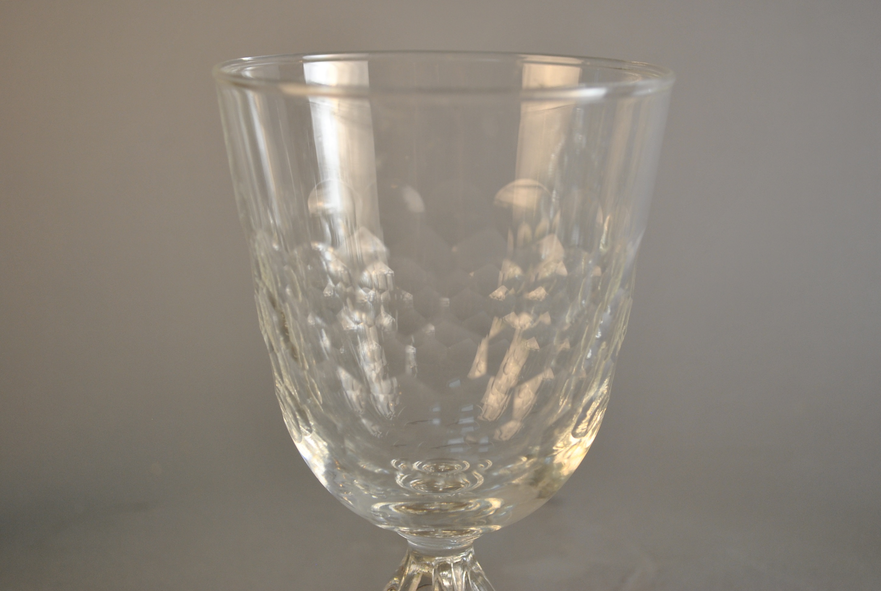 Vintage Crystal Pedestal Stemware