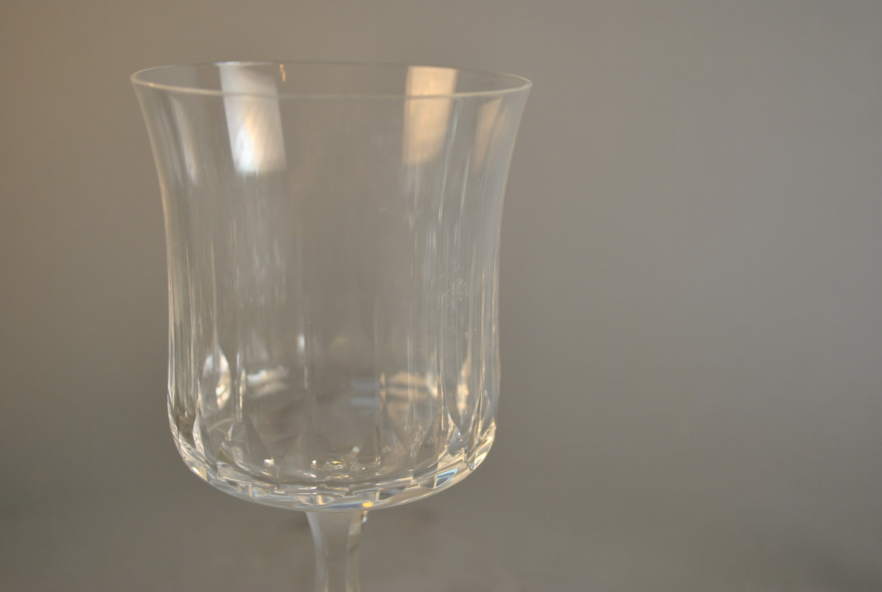 Vintage Crystal Pedestal Stemware
