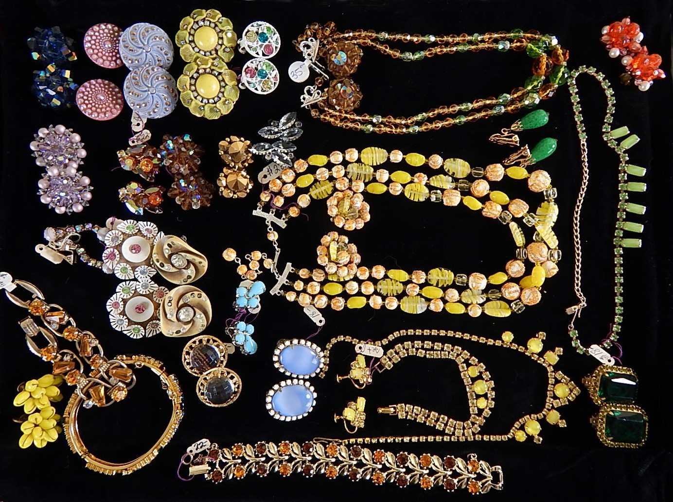 Beautiful Vintage Glass and Beaded Jewelry
