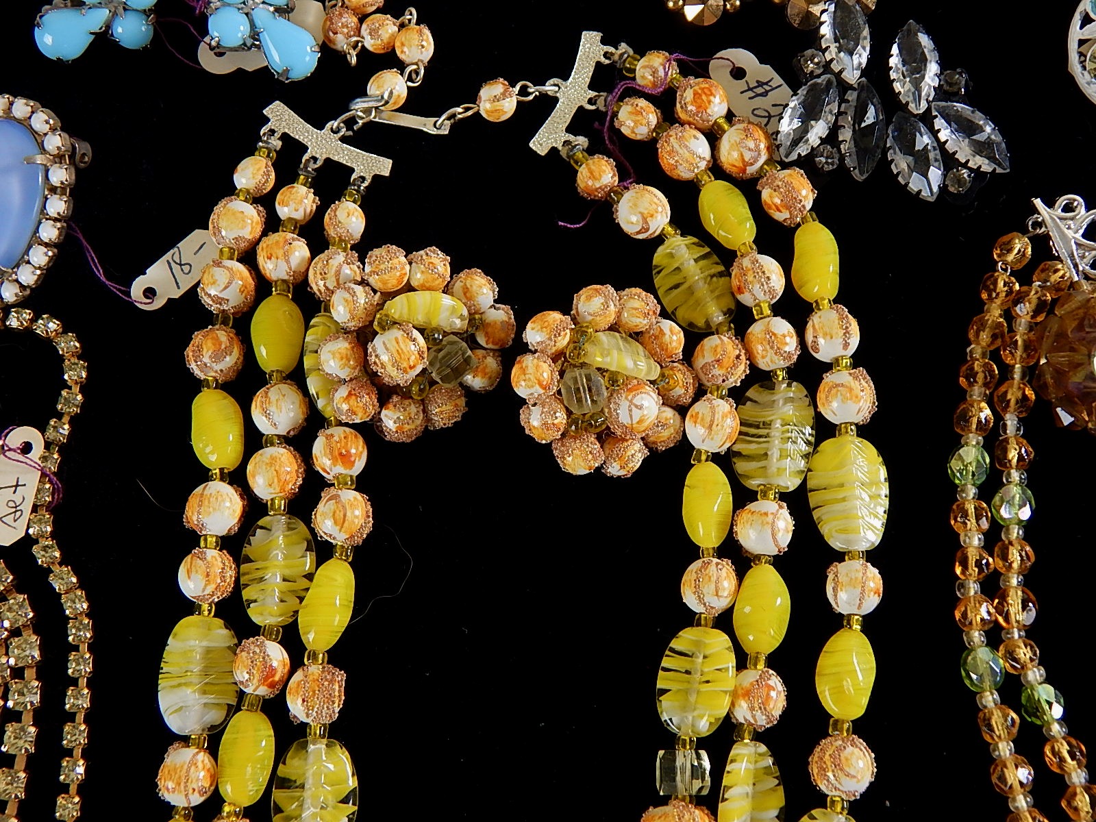 Beautiful Vintage Glass and Beaded Jewelry
