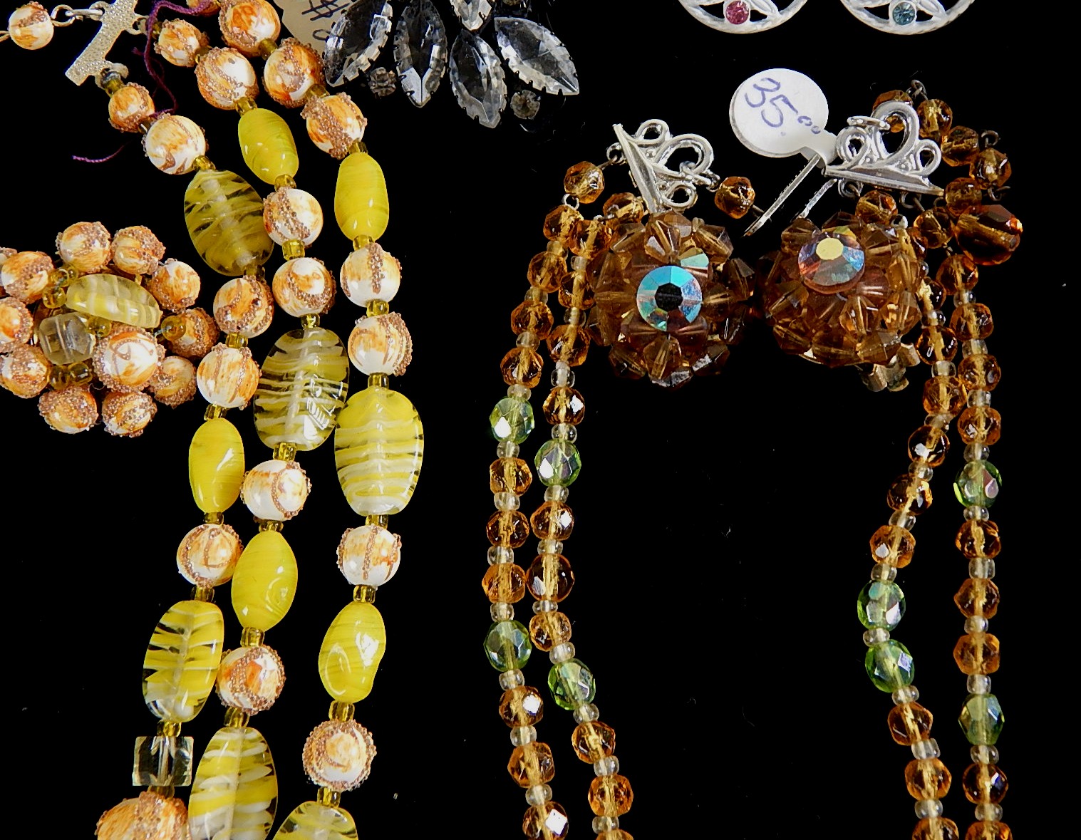 Beautiful Vintage Glass and Beaded Jewelry