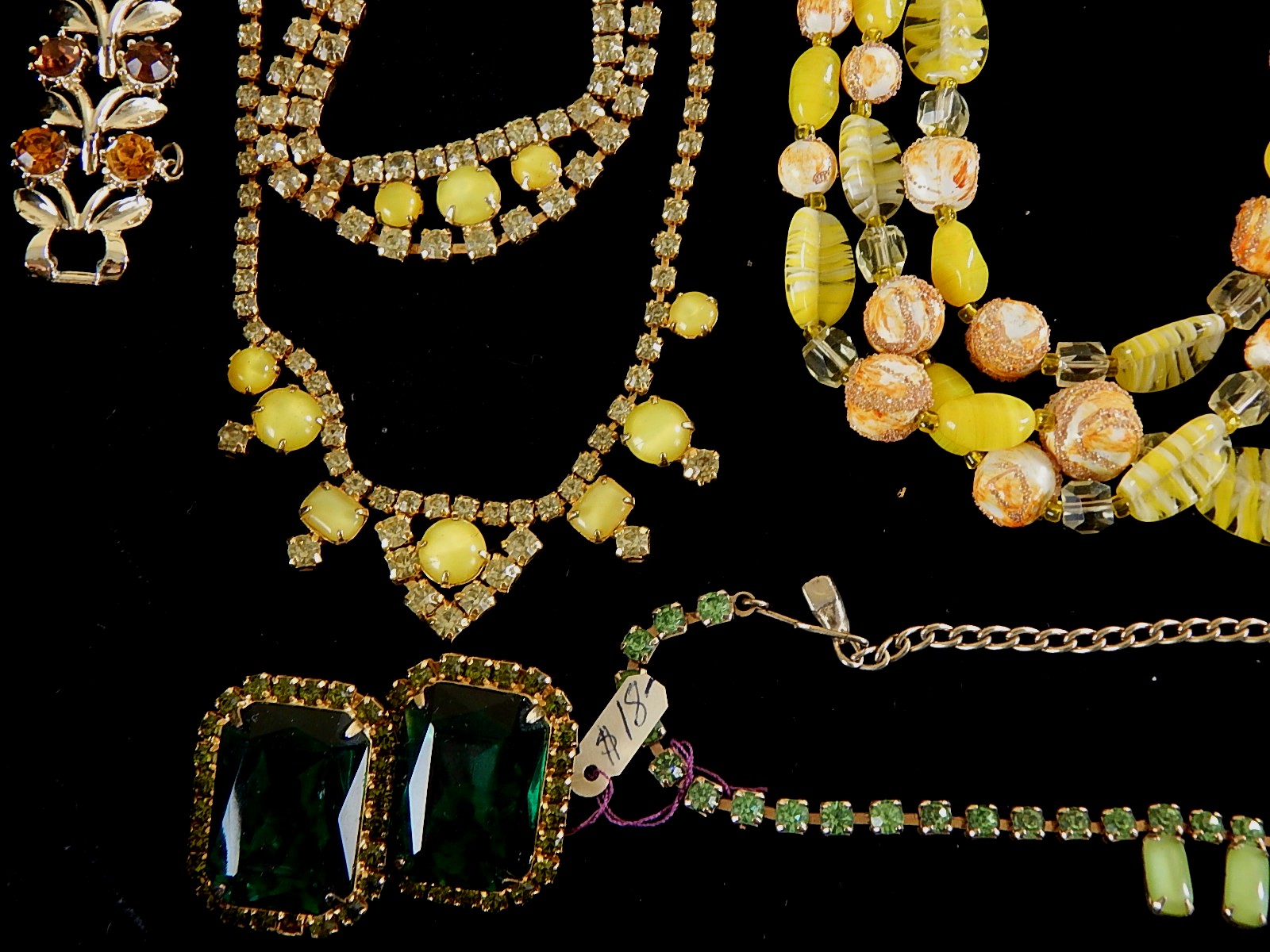 Beautiful Vintage Glass and Beaded Jewelry
