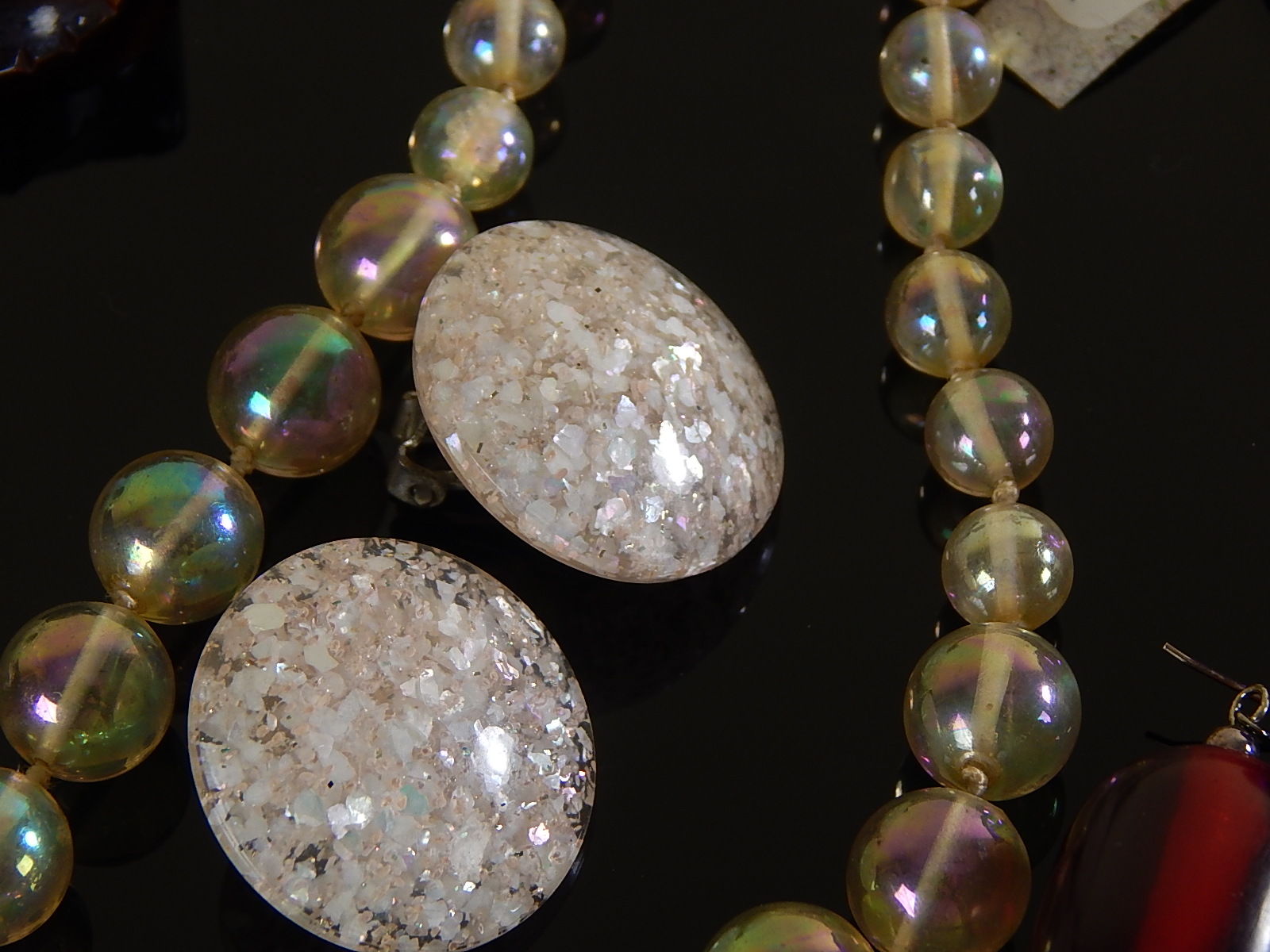 Vintage Mid Century Modern Lucite Jewelry