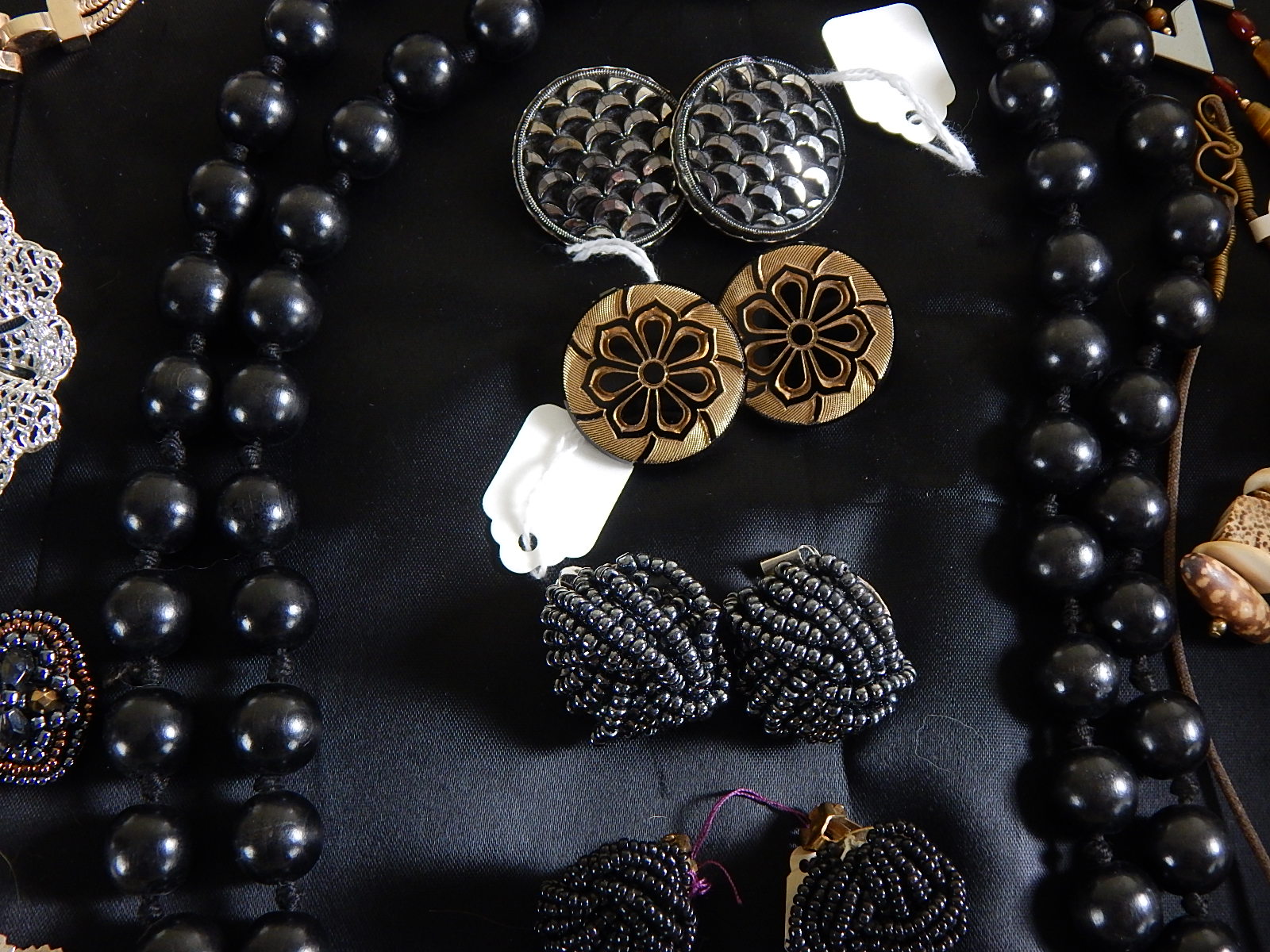 Lot of Exotic, Natural, and Metal Costume Jewelry