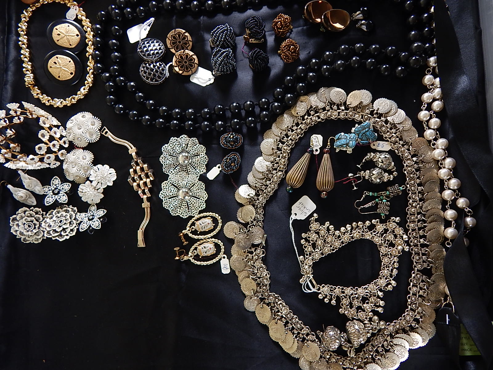 Lot of Exotic, Natural, and Metal Costume Jewelry