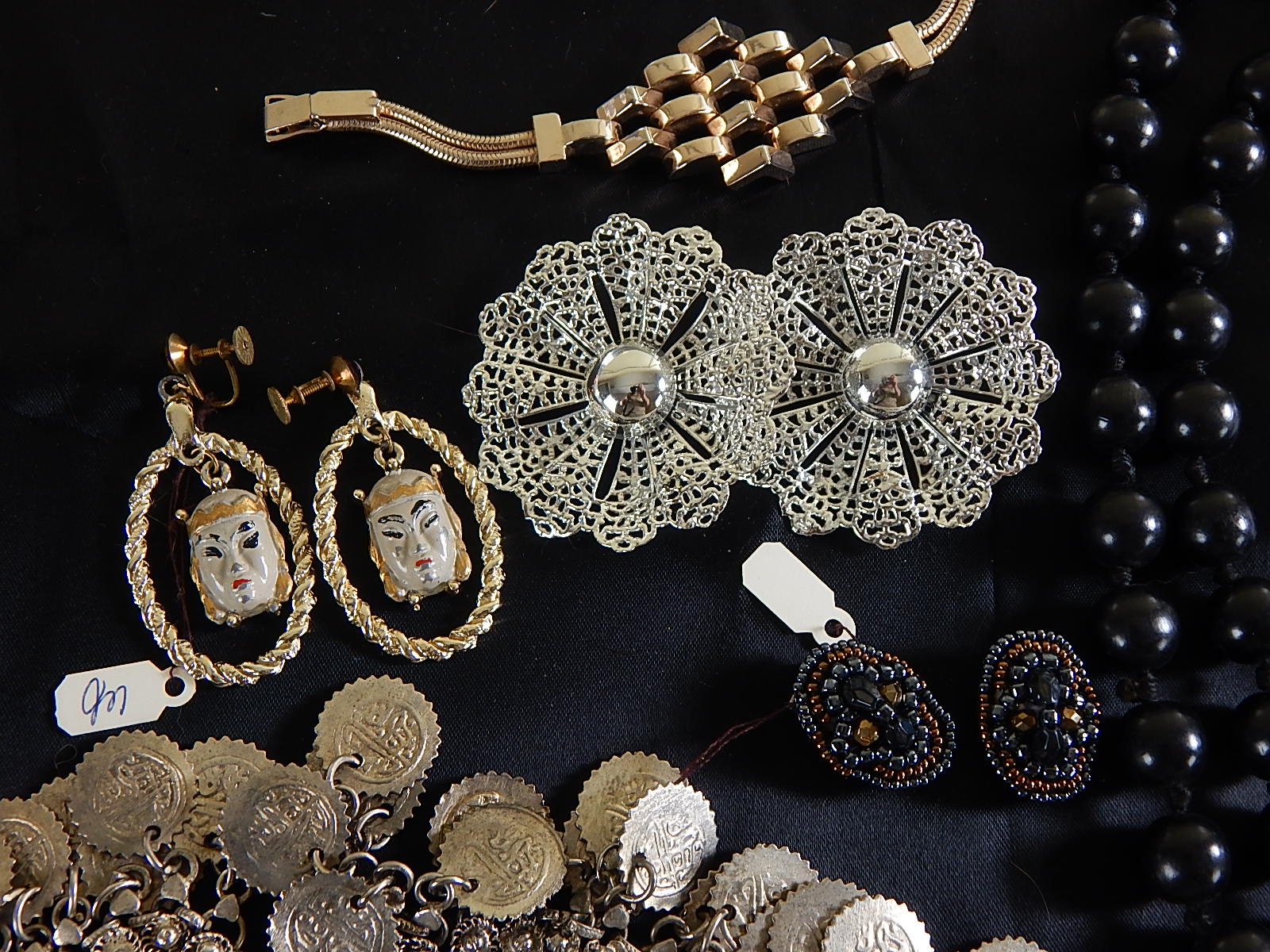 Lot of Exotic, Natural, and Metal Costume Jewelry