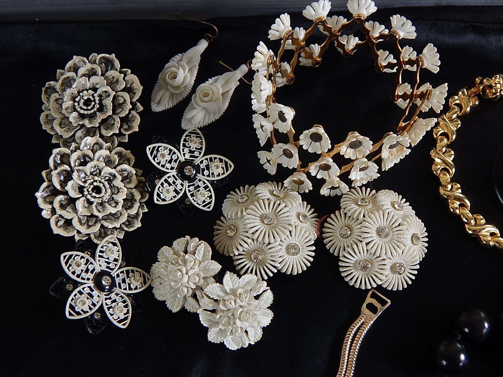 Lot of Exotic, Natural, and Metal Costume Jewelry