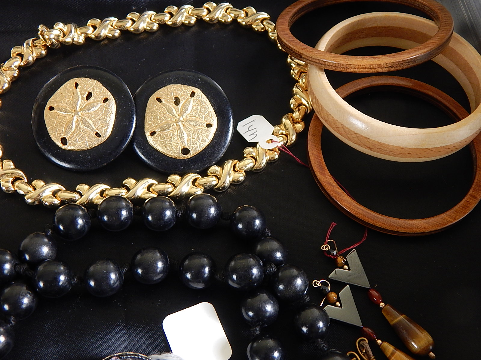 Lot of Exotic, Natural, and Metal Costume Jewelry