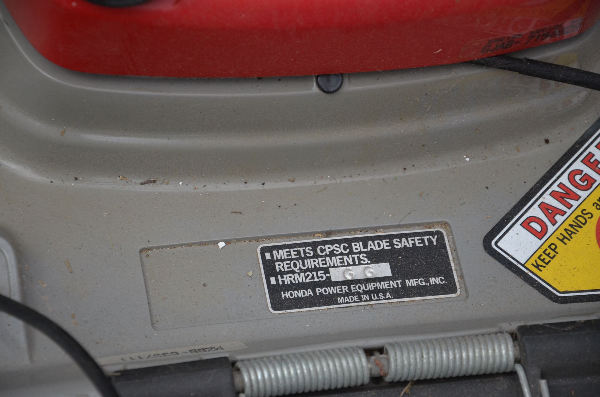 Honda HRM215 Self-Propelled Lawn Mower