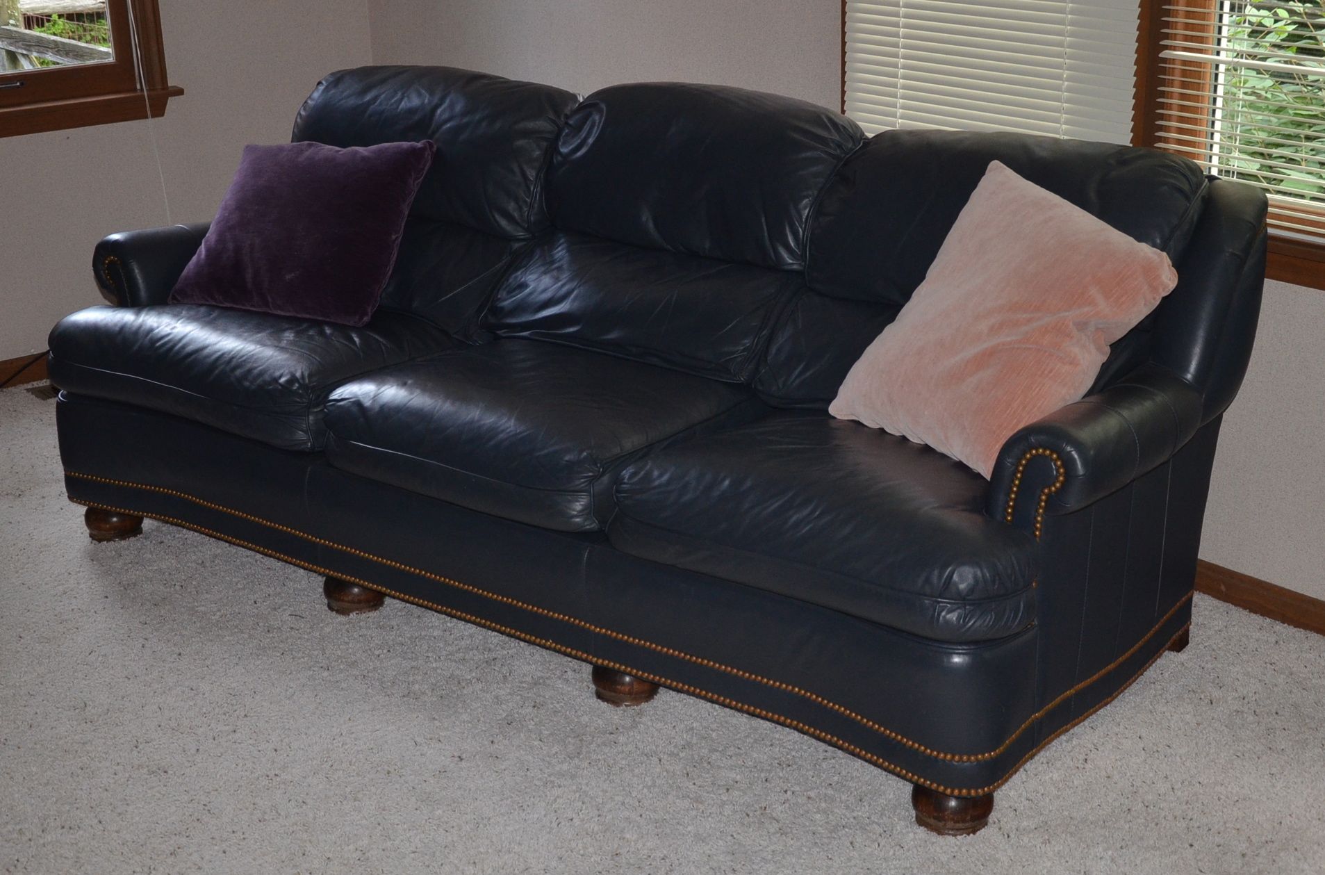 Hancock and Moore Leather Sofa