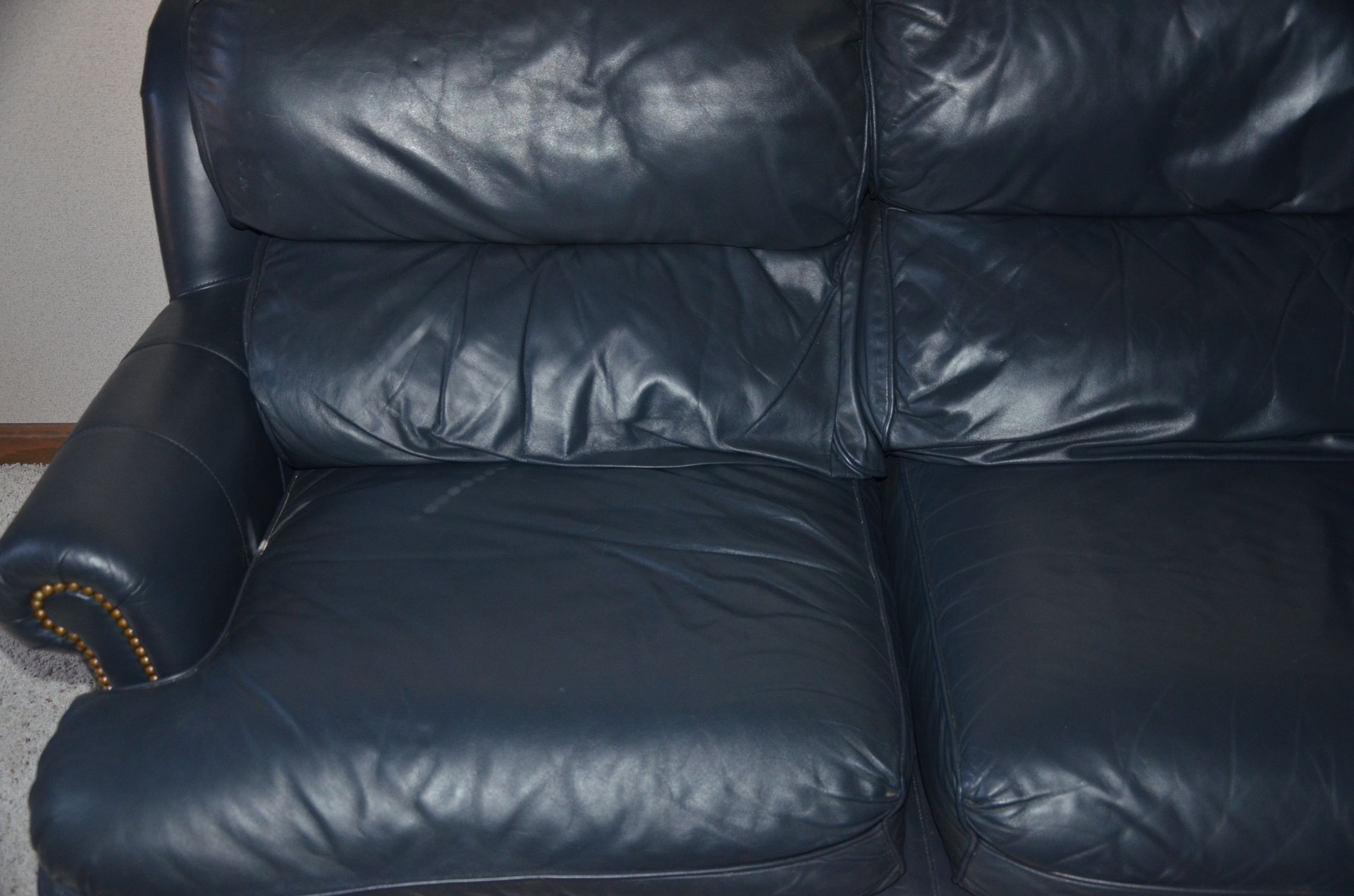 Hancock and Moore Leather Sofa