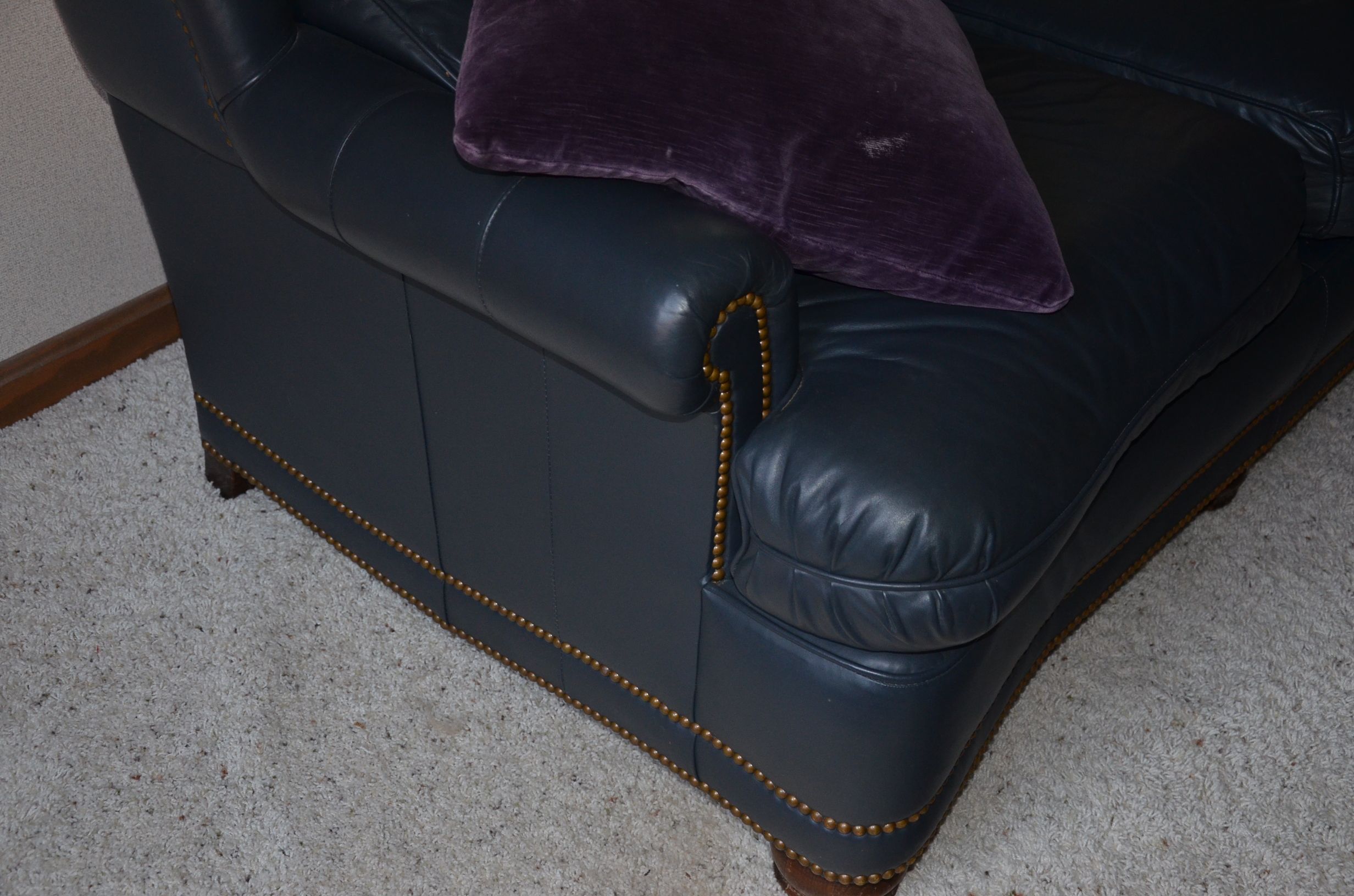 Hancock and Moore Leather Sofa