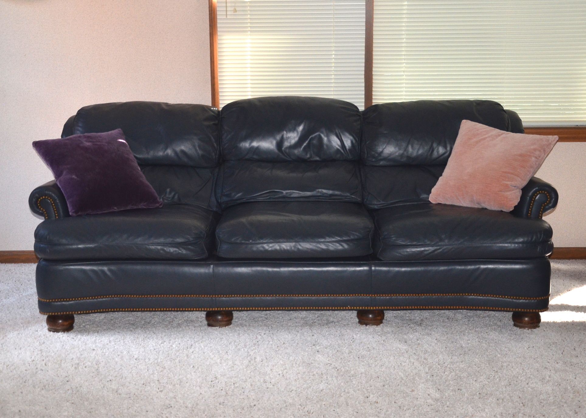 Hancock and Moore Leather Sofa