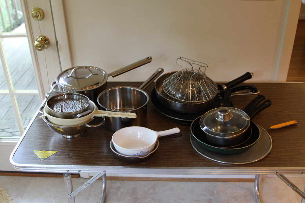Assorted Pots and Pans