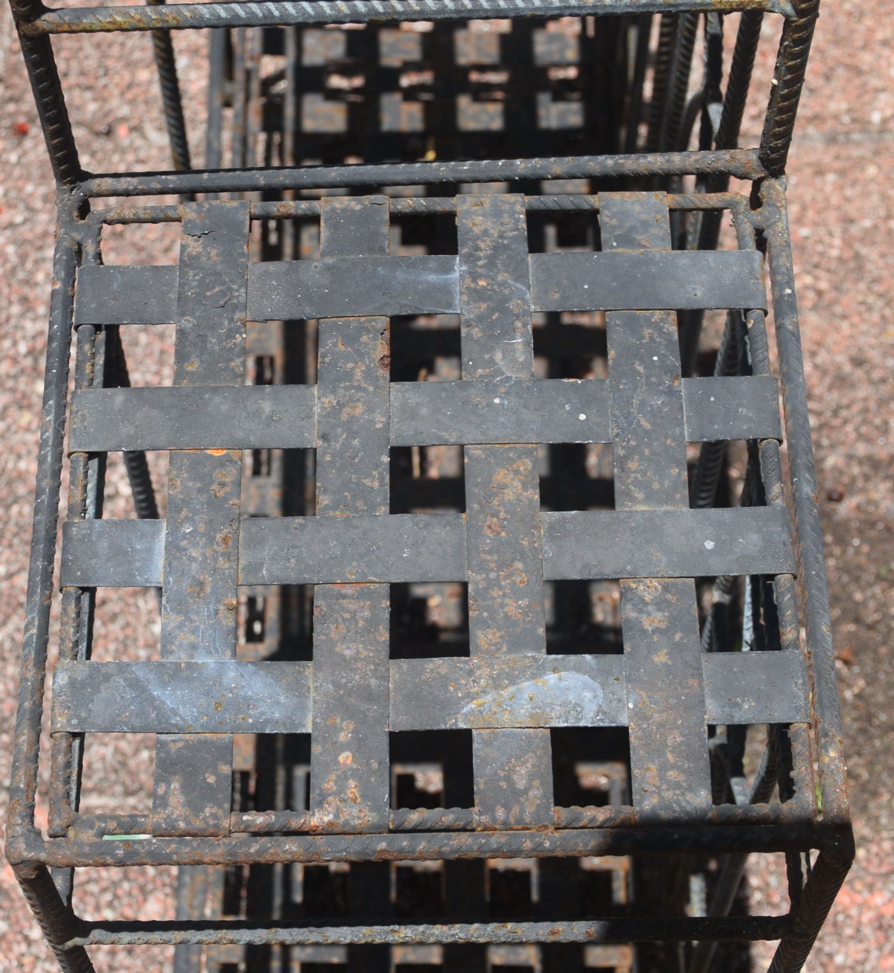 Collection of Metal Outdoor Plant Stands