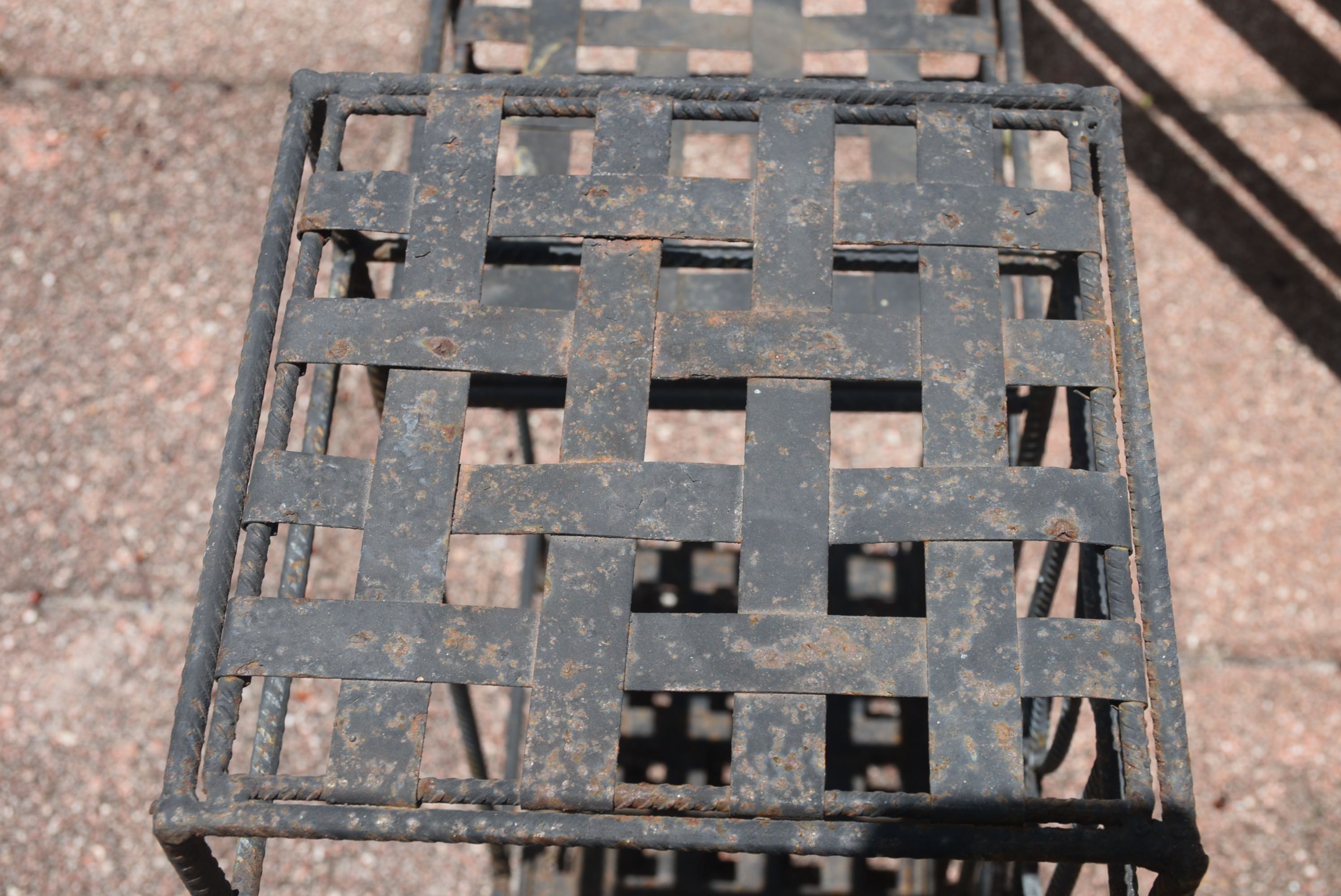 Collection of Metal Outdoor Plant Stands