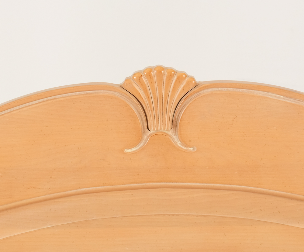 Ethan Allen "Country French" Blonde Double Canopy Bed