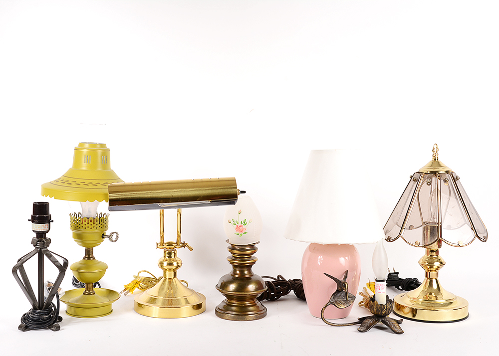 Collection of Small Table Lamps