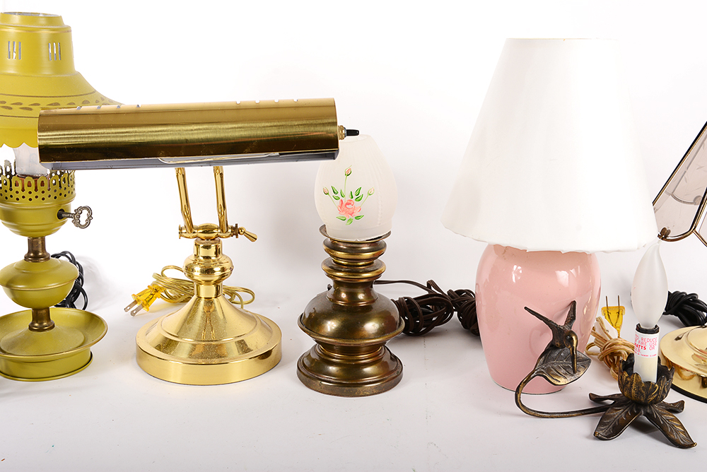Collection of Small Table Lamps