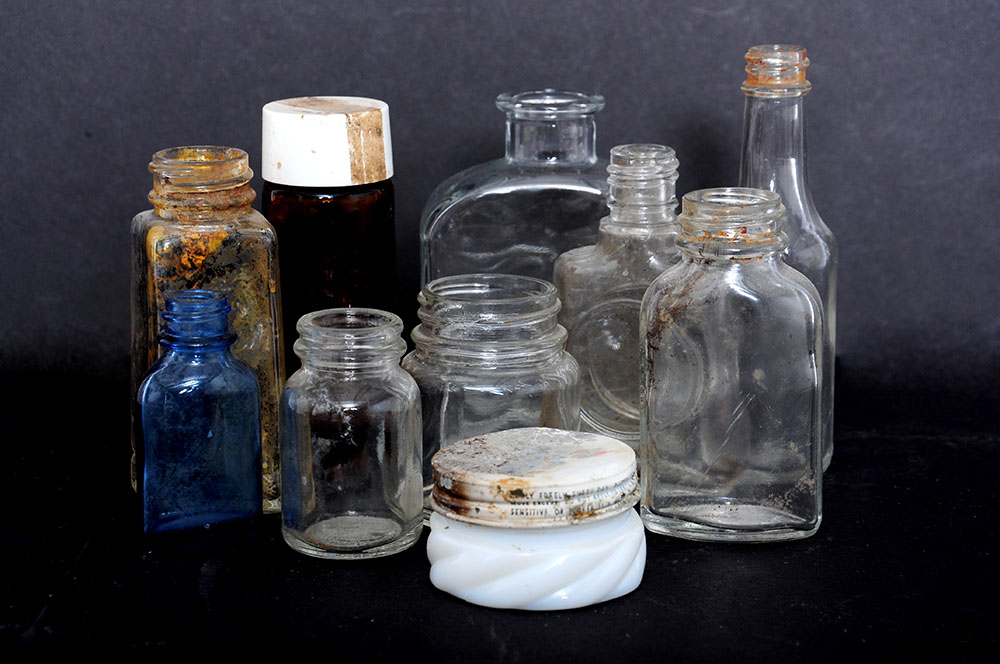 Vintage Bottles and Jars