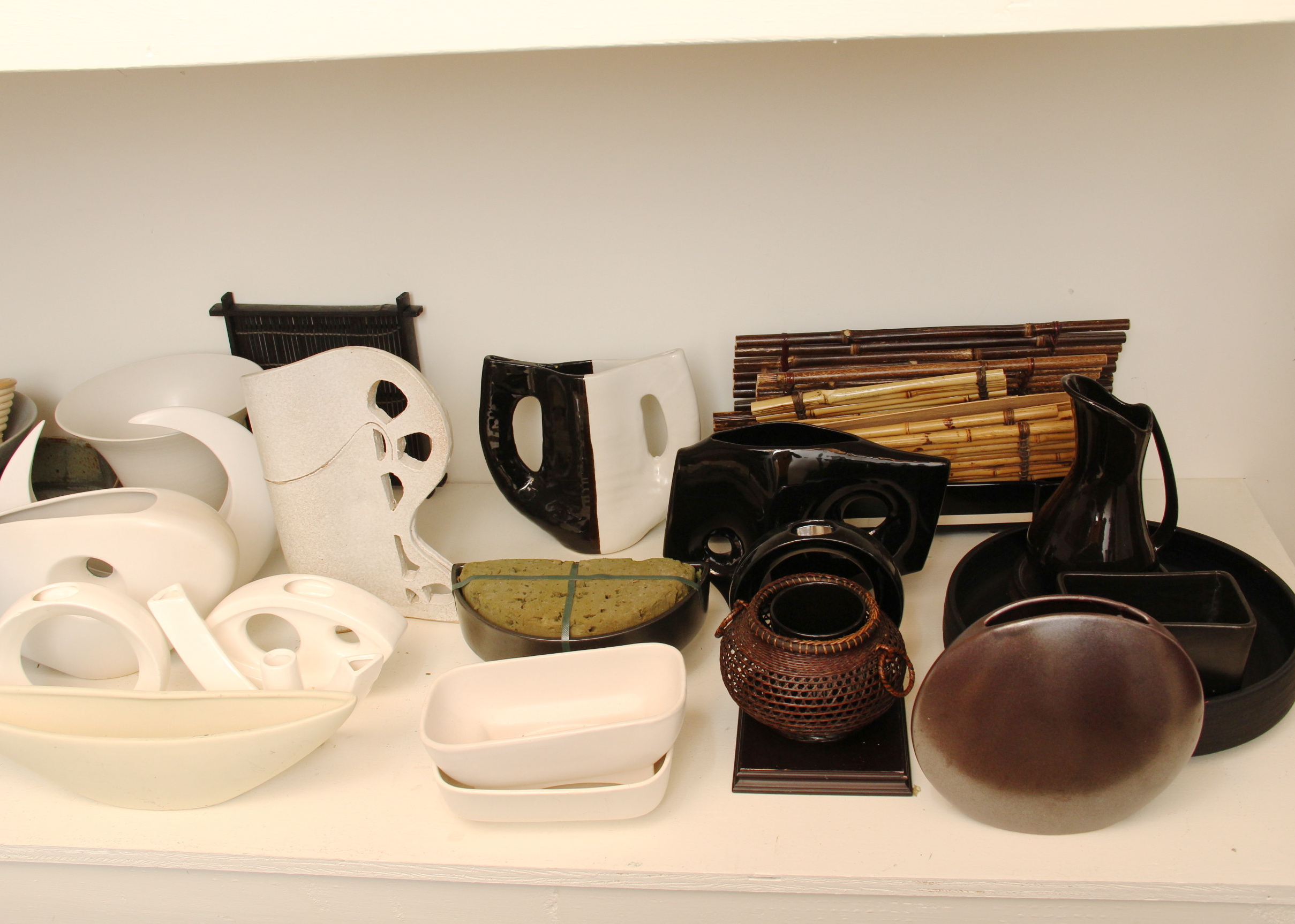 Assortment of Tabletop Vases and Decor