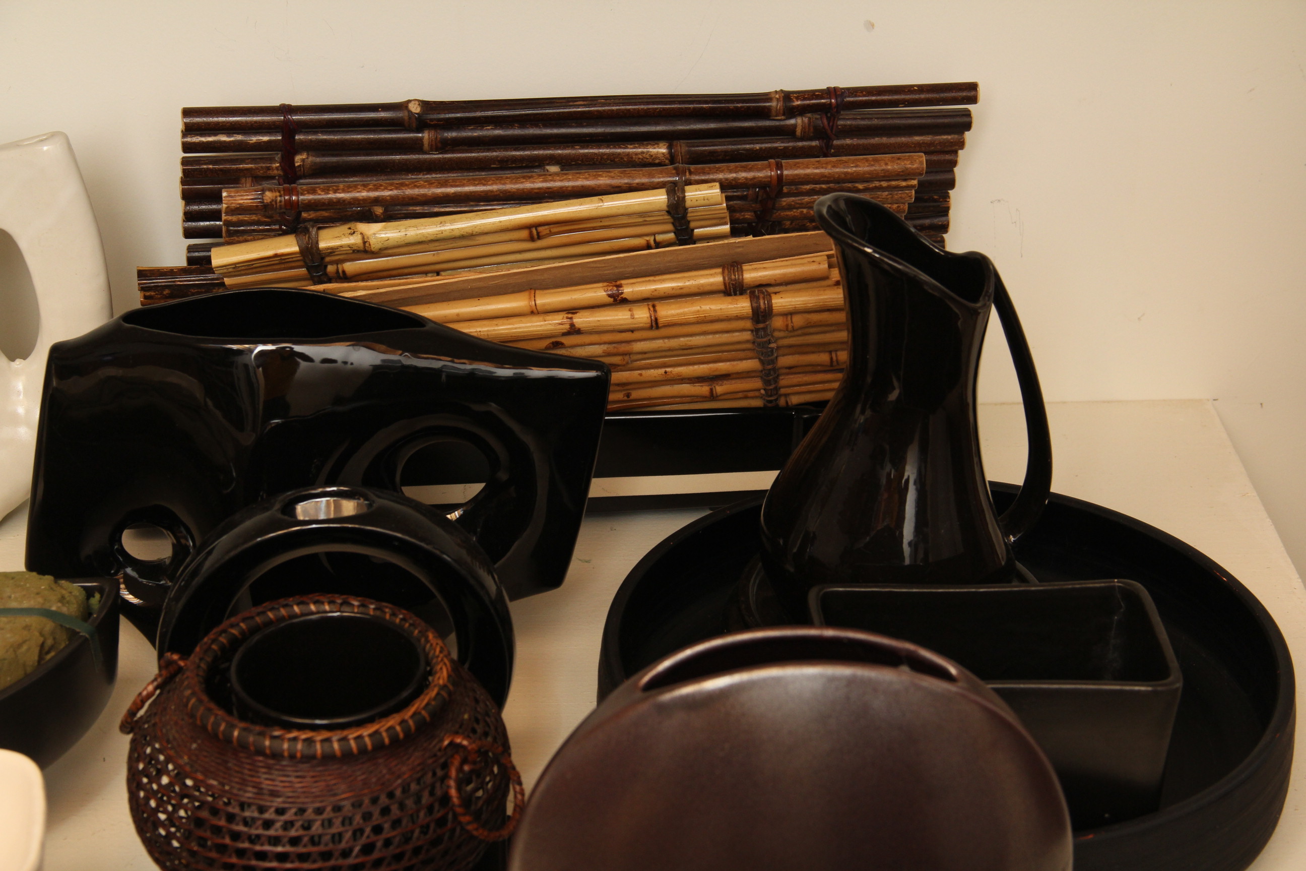 Assortment of Tabletop Vases and Decor