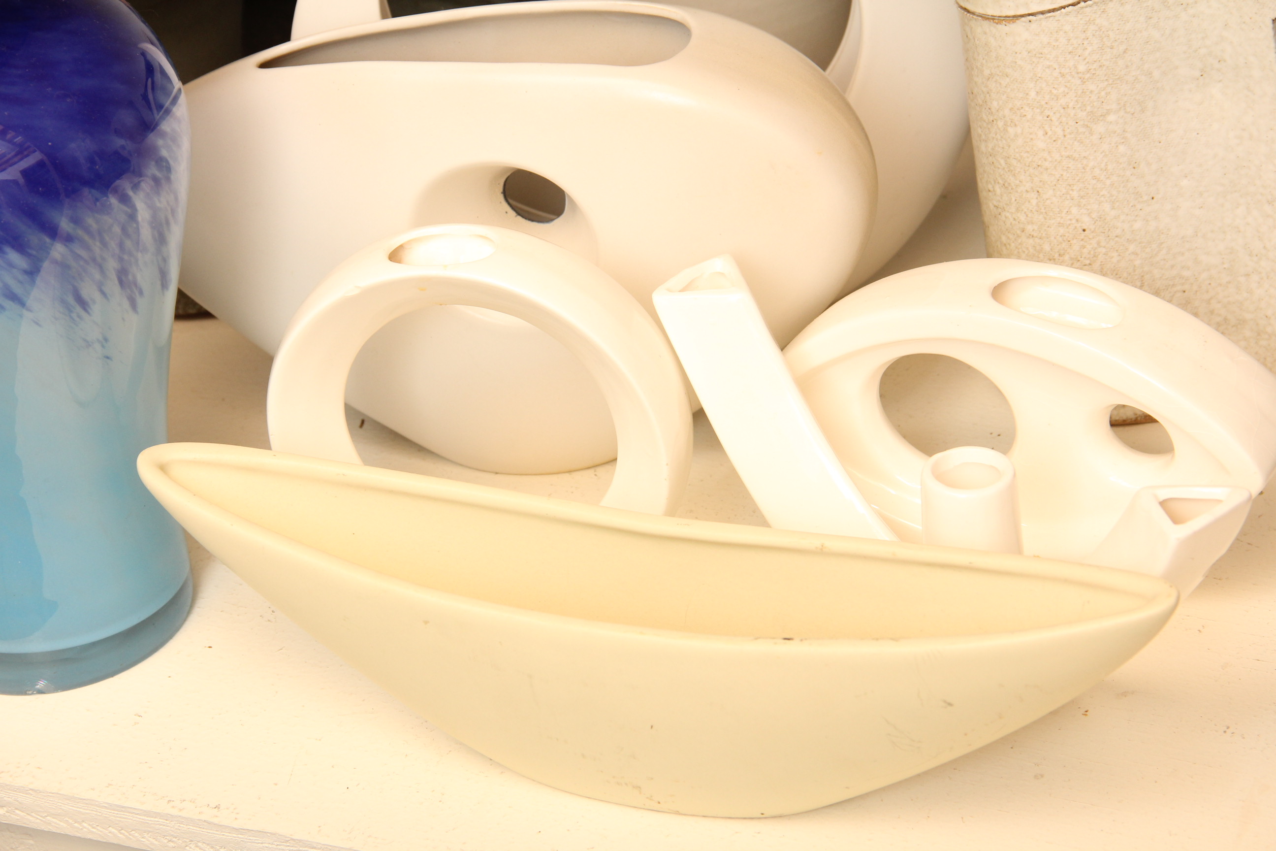 Assortment of Tabletop Vases and Decor